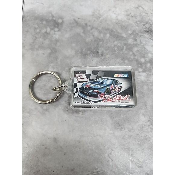 Vintage Dale Earnhardt Key Chain 2001 NASCAR - Picture 2 of 2